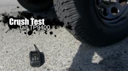 Tait Tough crush test: A Tait TP9400 portable radio versus a 2.2-ton Jeep.